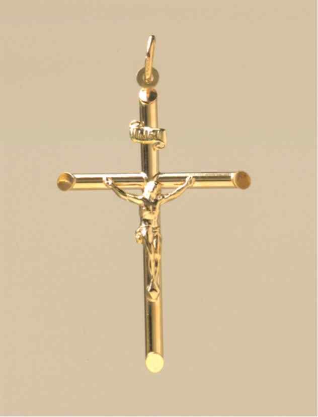 GWT 48x32mm HOLLOW TUBE CRUCIFIX SIZE 4