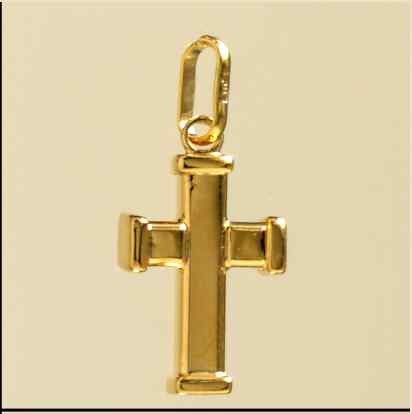GWT 20x13mm SQUARE SECTION CAPPED CROSS