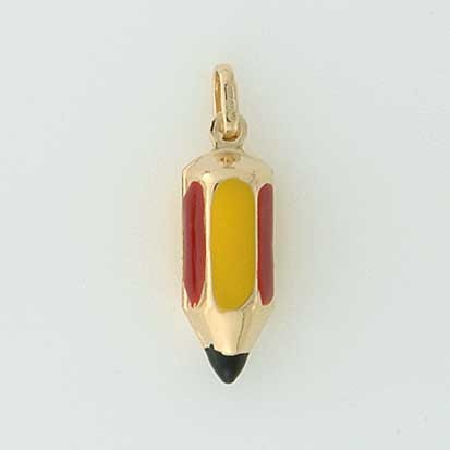 GWT ENAMEL PENCIL CHARM