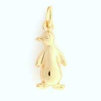 GWT HOLLOW PENGUIN PENDANT