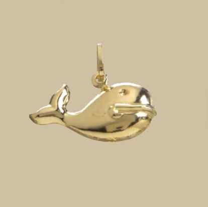GWT HOLLOW WHALE CHARM