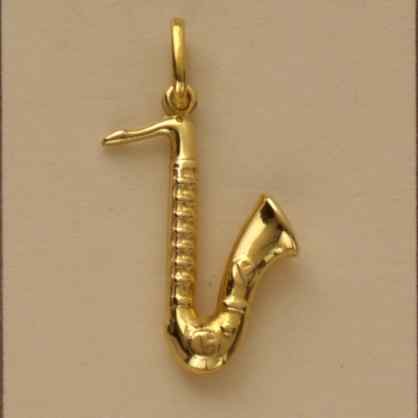 GWT HOLLOW SAXAPHONE CHARM             -