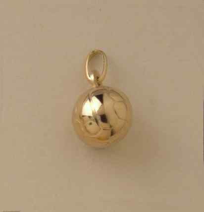 GWT HOLLOW FOOTBALL PENDANT