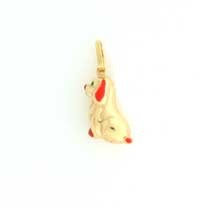 GWT SML ENAMEL PUPPY CHARM