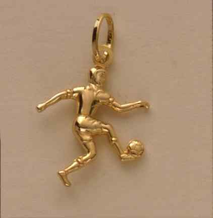 GWT SMALL HOLLOW FOOTBALLER CHARM