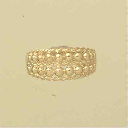 GWT 2 ROW FANCY KEEPER RING