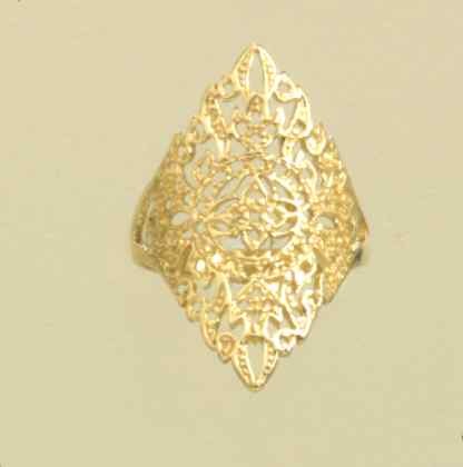 GWT LARGE FILIGREE RING