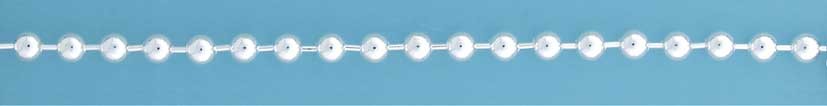 414 5MM BEAD LINK 24" NECKLACE