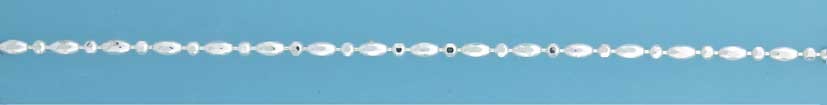 SWT 10" D/C HEAVY BEAD+PELLET ANKLET