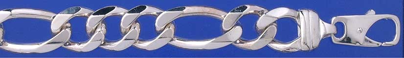 SWT 8.5in HEAVY FIGARO 400 BRACELET