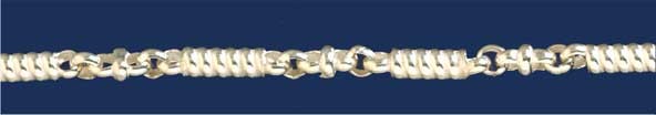216 28in FANCY COIL/BEL CHAIN