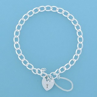 SWT 9g CLOSE LINK CURB CHARM BRACELET