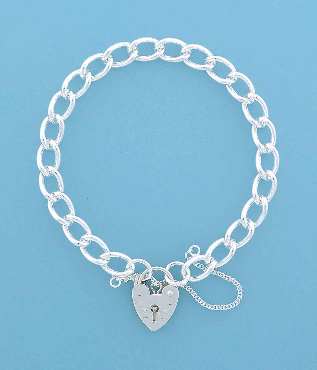 SWT 16g CURB CHARM BRACELET