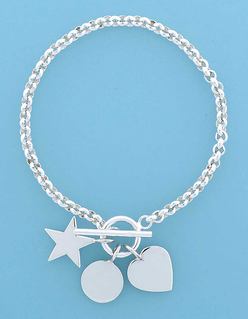 SWT HEART/DISC/STAR TIF BELCHER BRAC