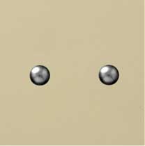 GPC 5mm BLACK CULTURED PEARL STUDS