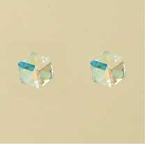 GPC CRYSTAL CUBE STUDS