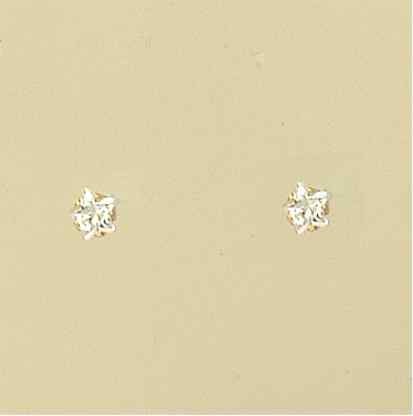 GPC 3mm CZ CLAW SET STAR STUDS