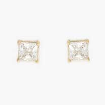 GPC 6MM SQUARE CAST CZ STUDS           =