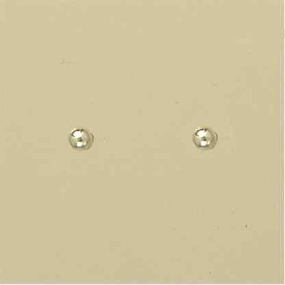 GPC 3MM WHITE GOLD BALL STUDS          =