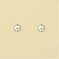 GPC 5mm WHITE GOLD BALL STUD           =