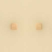 GPC 4mm POLISHED CUBE STUDS            =