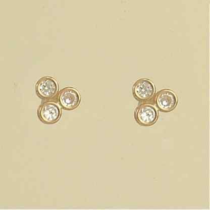 GPC TRIPLE 3mm CZ RUB SET STUDS