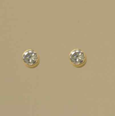 GPC 5mm CZ RUB SET STUDS               =