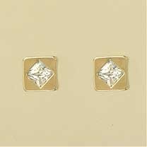 GPC 5mm SQ.CZ SET 8mm SQ. STUD