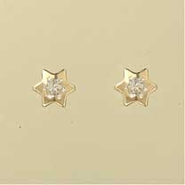 GPC 8mm CZ SET STAR STUD               =
