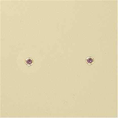 GPC 2MM RUBSET COLOR CZ STUD-AMY       =