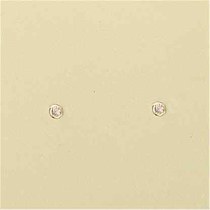 GPC 2MM RUBSET COLOR CZ STUD-PINK      =