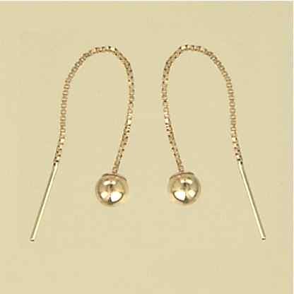 GPC BALL PULL THRU EARRINGS