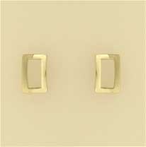 GPC 9x6mm RECT.CUTOUT TWO TONE STUDS