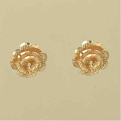 GPC D/C ROSE STUD EARRINGS
