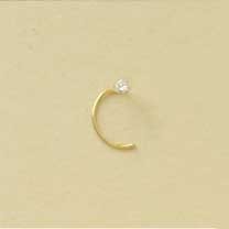 GPC 3-4PT DIAMOND NOSE STUDS           =