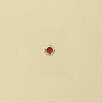 GPC GARNET NOSE STUD-BENT WIRE