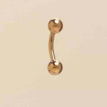 GPC 4-5MM PLAIN BALL 9MM CURVED B/BELL =