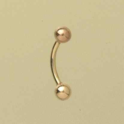 GPC 4-5MM PLAIN BALL 13MM CURVED B/BELL