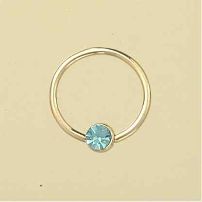 GPC 18X1.5mm BCR WITH CRYSTAL SET BALL