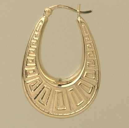 GPC 28mm U SHAPED GREEK KEY CREOLES