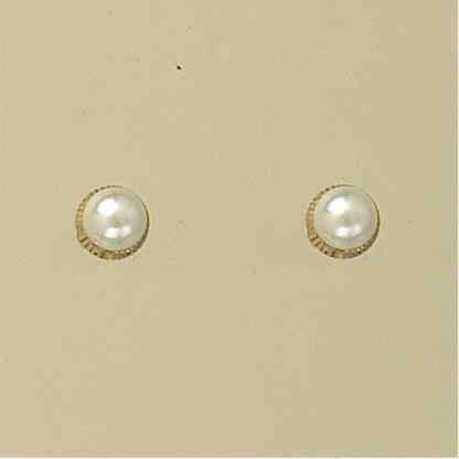 GPC 5MM D/C EDGE SCREW FIT PEARL STUD