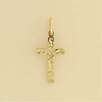 GPC 16x10mm SMALL ENGRAVED CROSS