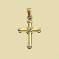 GPC 17mm WIRE WRAPPED CAPPED CROSS