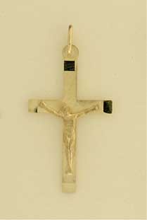 GPC 32x20mm MATT/POLISHED CRUCIFIX     =