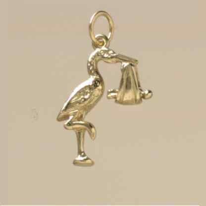 GPC STORK & BABY CHARM                 =