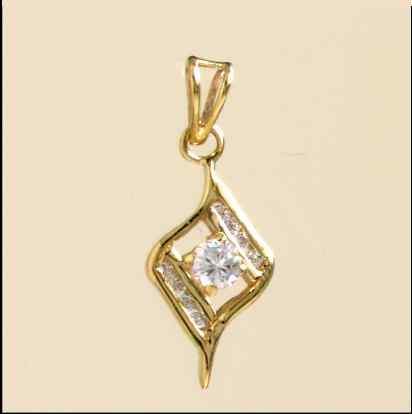 GPC CZ SET FANCY PENDANT               =