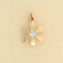 GPC CZ SET FLOWER PENDANT