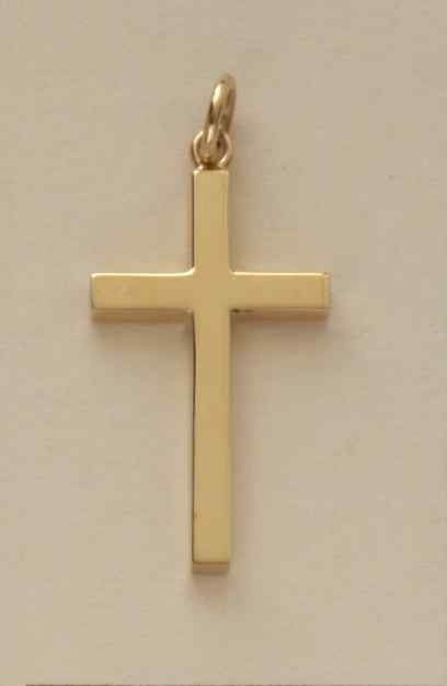 GPC 33x21x3mm PLAIN SOLID CROSS        =