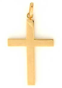 GPC 37x26x4mm  PLAIN SOLID CROSS       =