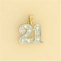 GPC 11mm CZ SET 21 PENDANT             =